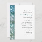 Beach Water Starfish Bridal Dusche Einladung (Rückseite)