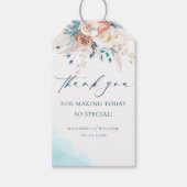 Beach Watercolor Vielen Dank Geschenkanhänger (Vorderseite)