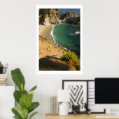 Beach Waterfall bei Julia Pfieffer Poster (Heimbüro)