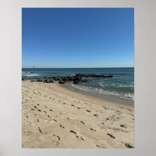 Beach Waterscape Poster (Vorne)