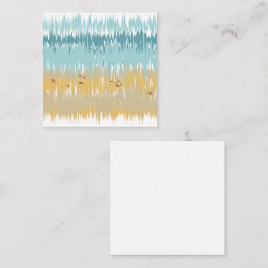 Beach wave mitteilungskarte (Vorne/Hinten)