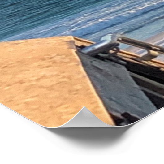 Beach Wave Poster (Ecke)