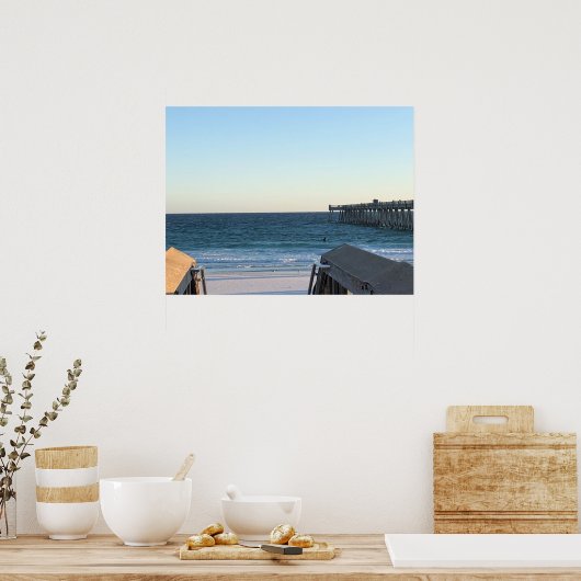 Beach Wave Poster (Küche)