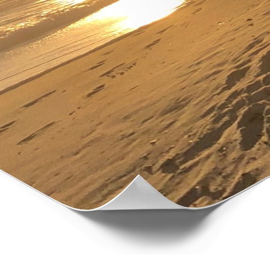 Beach Wave Poster (Ecke)