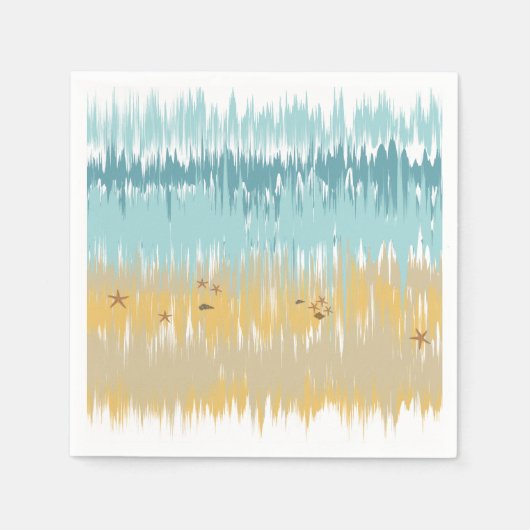 Beach wave serviette (Vorderseite)