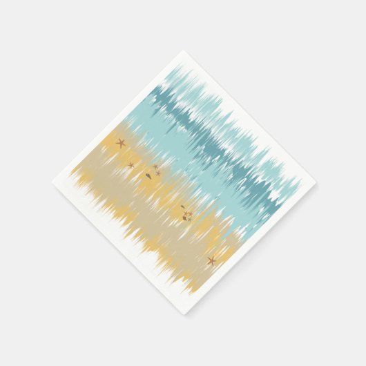 Beach wave serviette (Ecke)