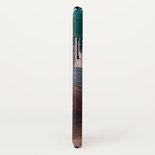 Beach Wave Surfen und ein Fahrrad Case-Mate iPhone Hülle (Hinten/Rechts)