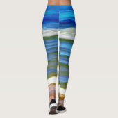 Beach Waves 0346 Leggings (Rückseite)