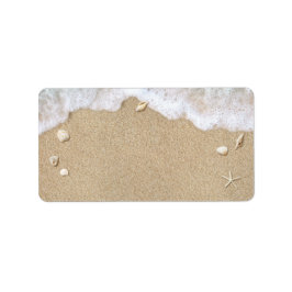 Beach Waves Address Labels Adressaufkleber