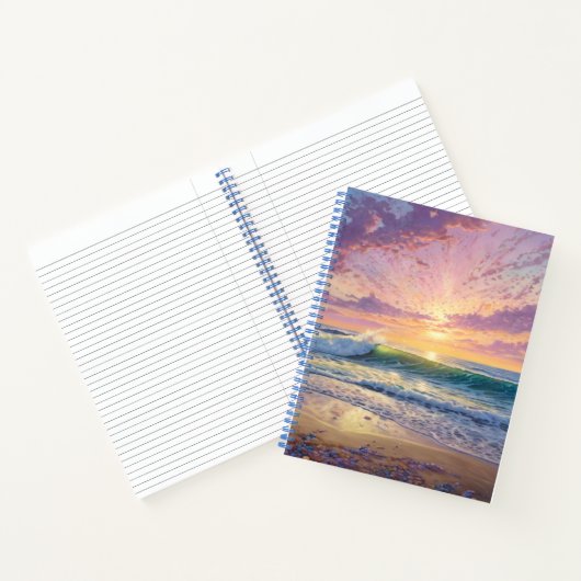 Beach Waves and Shore Art Notizblock (Innenseite)