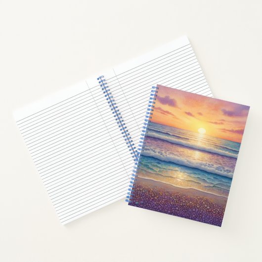 Beach Waves and Shore Art Notizblock (Innenseite)