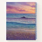 Beach Waves and Shore Art Notizblock (Rückseite)