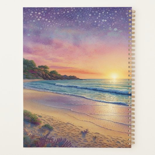 Beach Waves and Shore Art Planer (Rückseite)