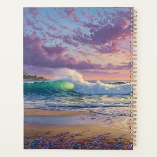 Beach Waves and Shore Art Planer (Rückseite)