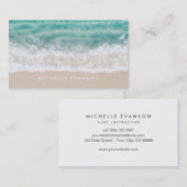 Beach Waves Beruflich Surf Swim Instructor Visitenkarte (Vorne/Hinten)