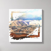 Beach Waves Blue Leinwanddruck (Vorderseite)