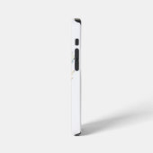 Beach Waves Blue Personalize iPhone Hülle (Linke Seite)