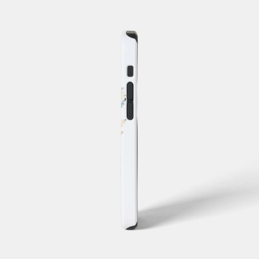 Beach Waves Blue Personalize iPhone Hülle (Linke Seite)