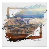 Beach Waves Blue  Poster (Vorderseite)