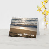 Beach Waves Happy Vatertag Card Karte (Gelbe Blume)