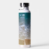 Beach Waves Sand Shore Personalize Trinkflasche (Rechts)