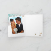 Beach Waves Sandy Toes Foto Vielen Dank für Ihre K Karte (Innenseite)