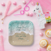 Beach Waves Sandy Toes Pappteller (Party)