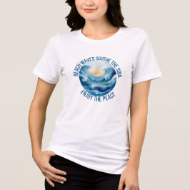 Beach Waves Soothe The Soul Women's Tri-Blend Shirt