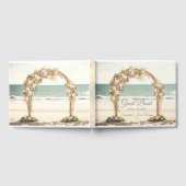 Beach Wedding Arbor Rose Gästebuch (Voll)