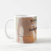 Beach Wedding Boarding Pass Romantic  Kaffeetasse (Links)