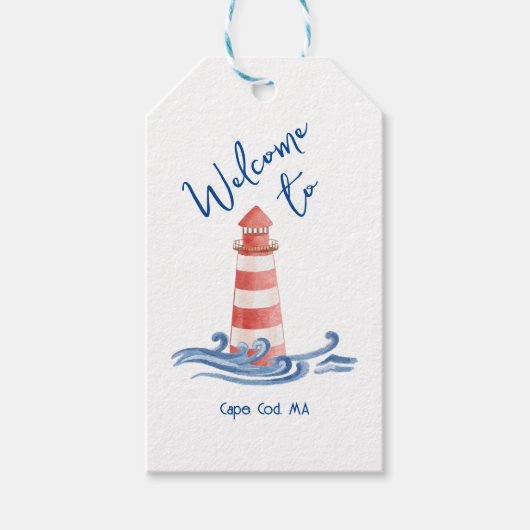 Beach Wedding - Cape Cod Geschenkanhänger (Vorderseite)