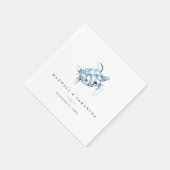 Beach Wedding Cocktail Napkins Sea Turtle Serviette (Ecke)