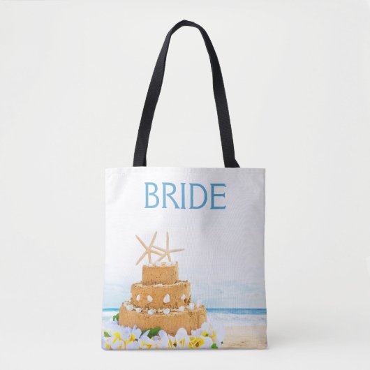 Beach Wedding Collection Bold Personalisiert Bridg Tasche (Vorderseite)