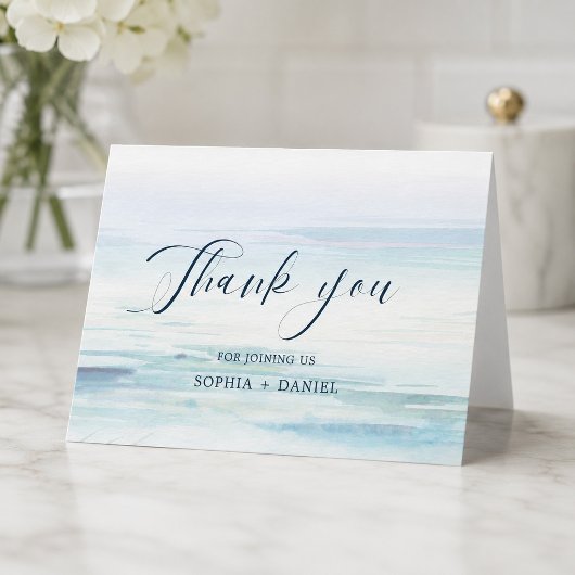 Beach Wedding danke Ihnen Karten