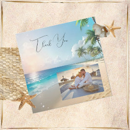 Beach Wedding danke Ihnen Karten
