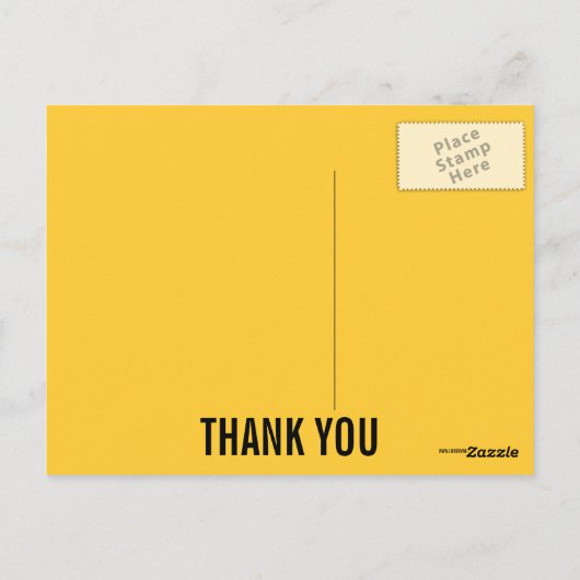 Beach Wedding danke Ihnen Karten Palmen Trees (Rückseite)