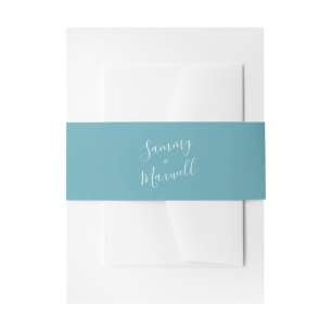 Beach Wedding Einladung Belly Band