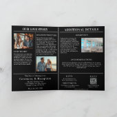 Beach Wedding Fair Magazine Cover Einladung (Innenseite)