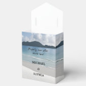 Beach Wedding Favor Box Geschenkschachtel (Geöffnet)