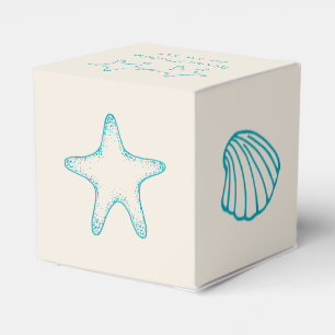 Beach Wedding Favor Box Geschenkschachtel