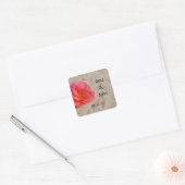 Beach Wedding Favor Stickers - Rocky Beach (Umschlag)