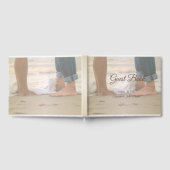 Beach Wedding Foots Gästebuch (Voll)