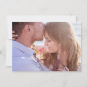 Beach Wedding Foto Save the Date (Rückseite)