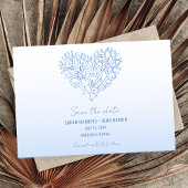 Beach Wedding Foto Save the Date