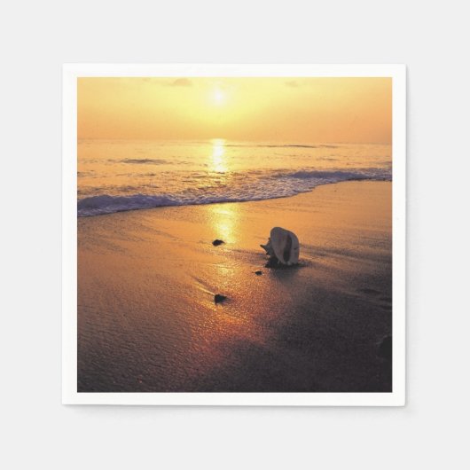 Beach Wedding Fotografy Napkins Serviette (Vorderseite)