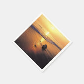 Beach Wedding Fotografy Napkins Serviette (Ecke)