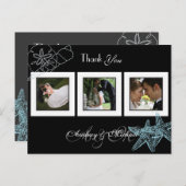 Beach Wedding Fotos Vielen Dank Postkarten (Vorne/Hinten)