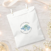 Beach Wedding Fvor Bags Wasserfarben Octopus Geschenktütchen (Ausgeschnitten)