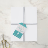 Beach Wedding Gast Gefallen Vielen Dank Geschenkanhänger (Mit Garn)