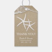 Beach Wedding Gefallen Starfish Vielen Dank Geschenkanhänger (Vorderseite)
